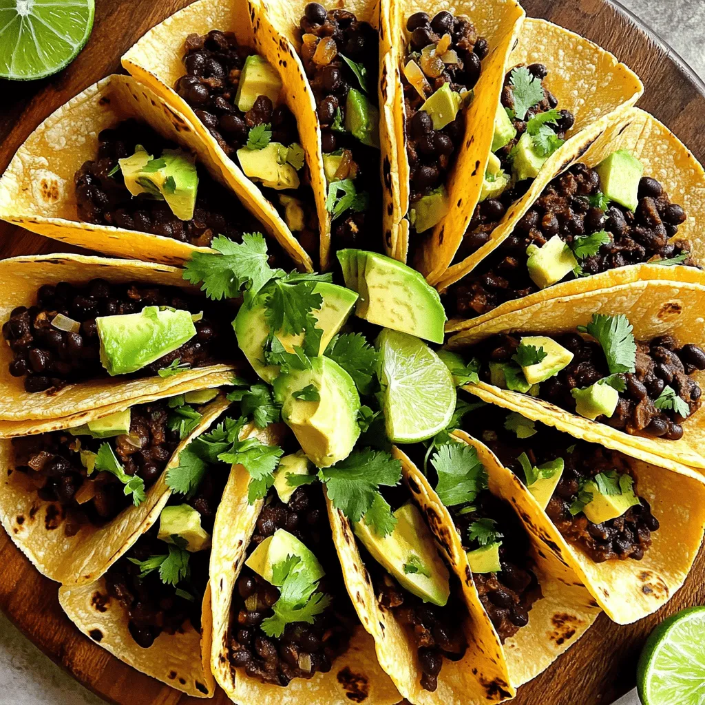Smoky Chipotle Black Bean Tacos Flavorful and Easy