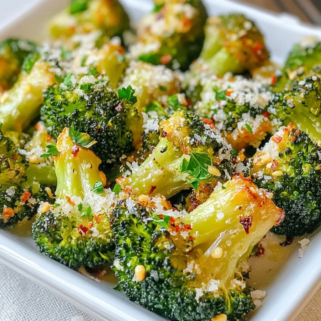 Lemon Garlic Roasted Broccoli Flavorful and Simple Dish