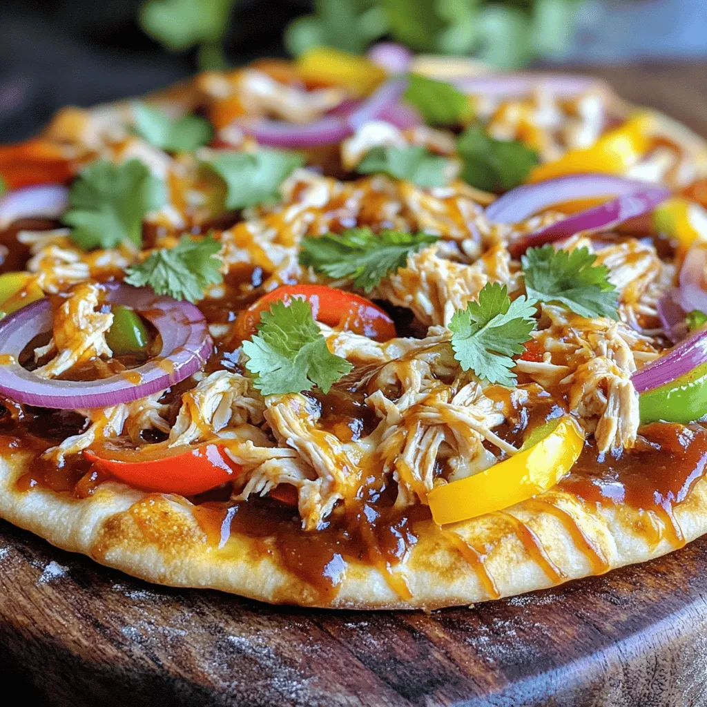 BBQ Chicken Flatbread Pizza Tasty and Simple Meal