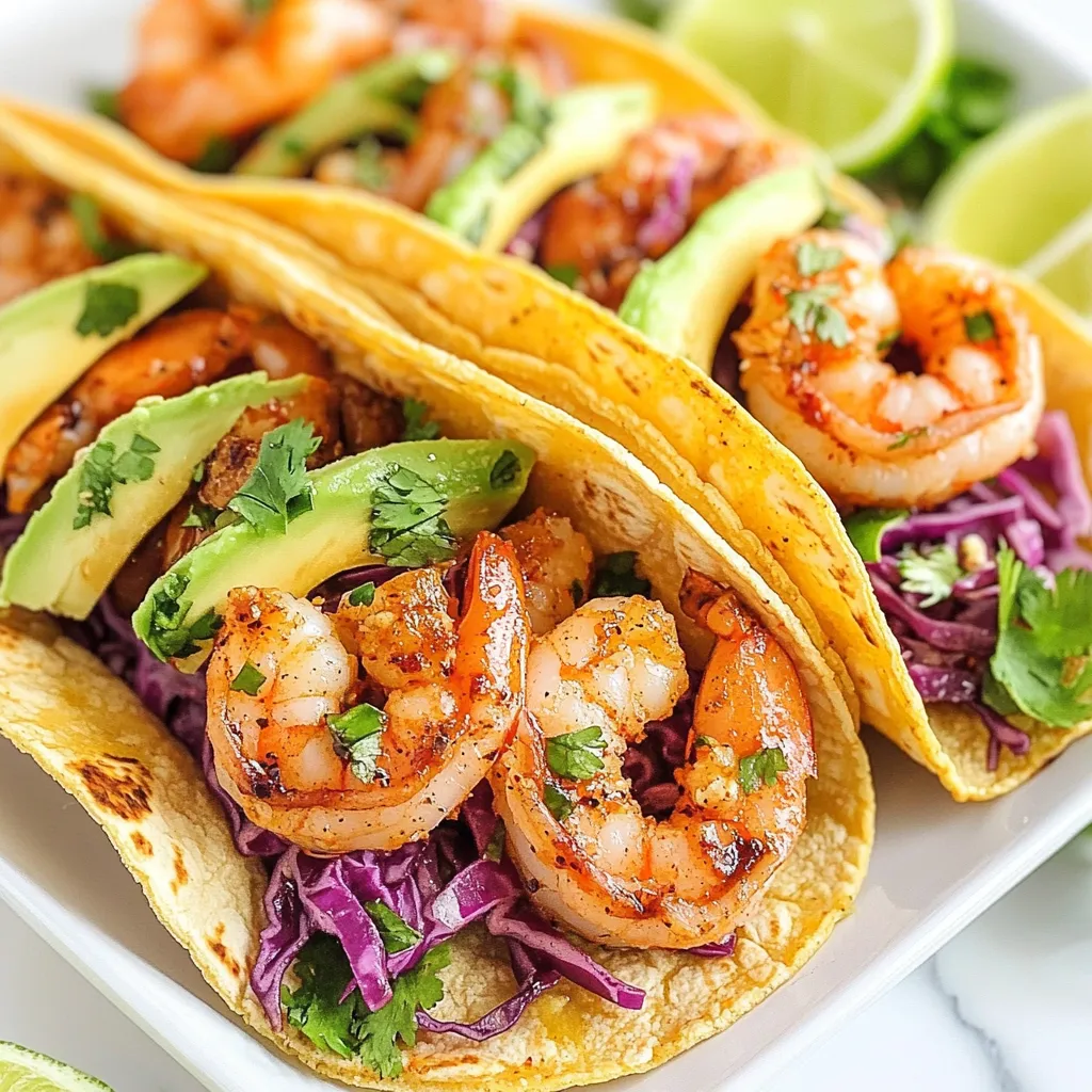 Spicy Garlic Shrimp Tacos Flavorful and Quick Meal