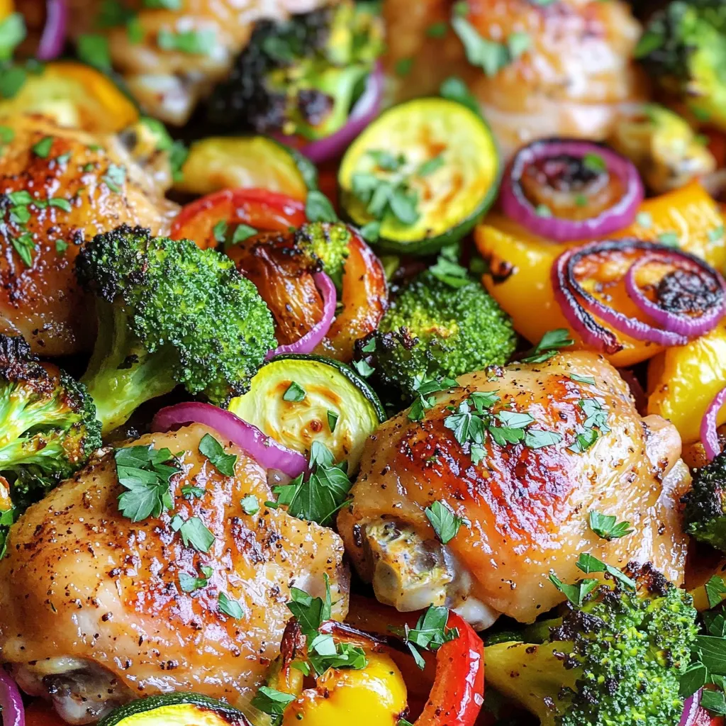 Chicken and Veggie Sheet Pan Dinner Easy and Healthy