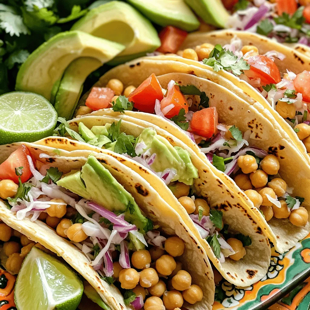 Crispy Chickpea Tacos Flavorful and Easy Recipe