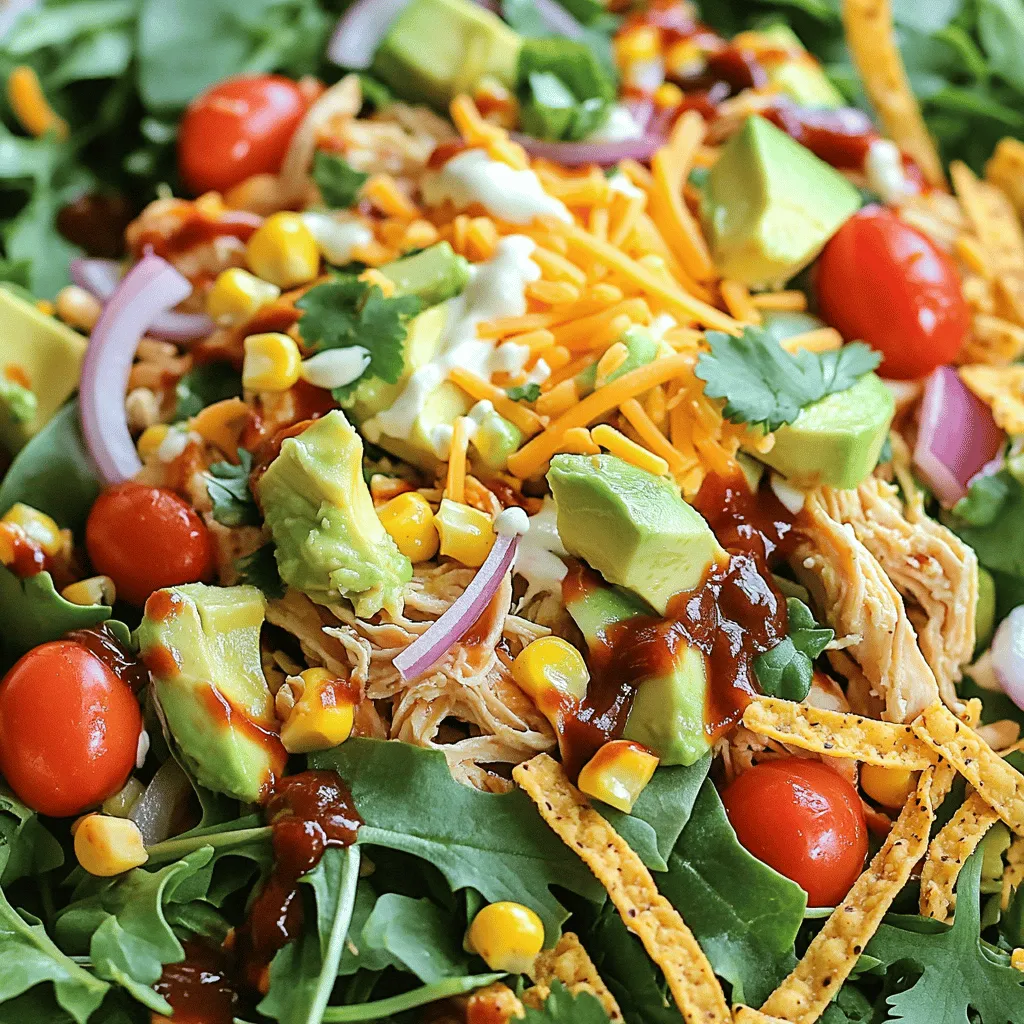 BBQ Ranch Chicken Salad Flavorful and Easy Recipe