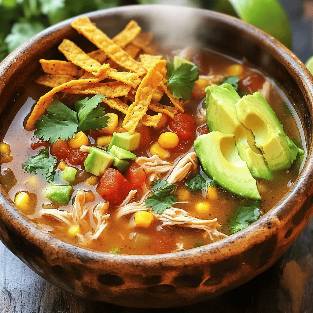Easy Chicken Tortilla Soup Flavorful and Quick Dish