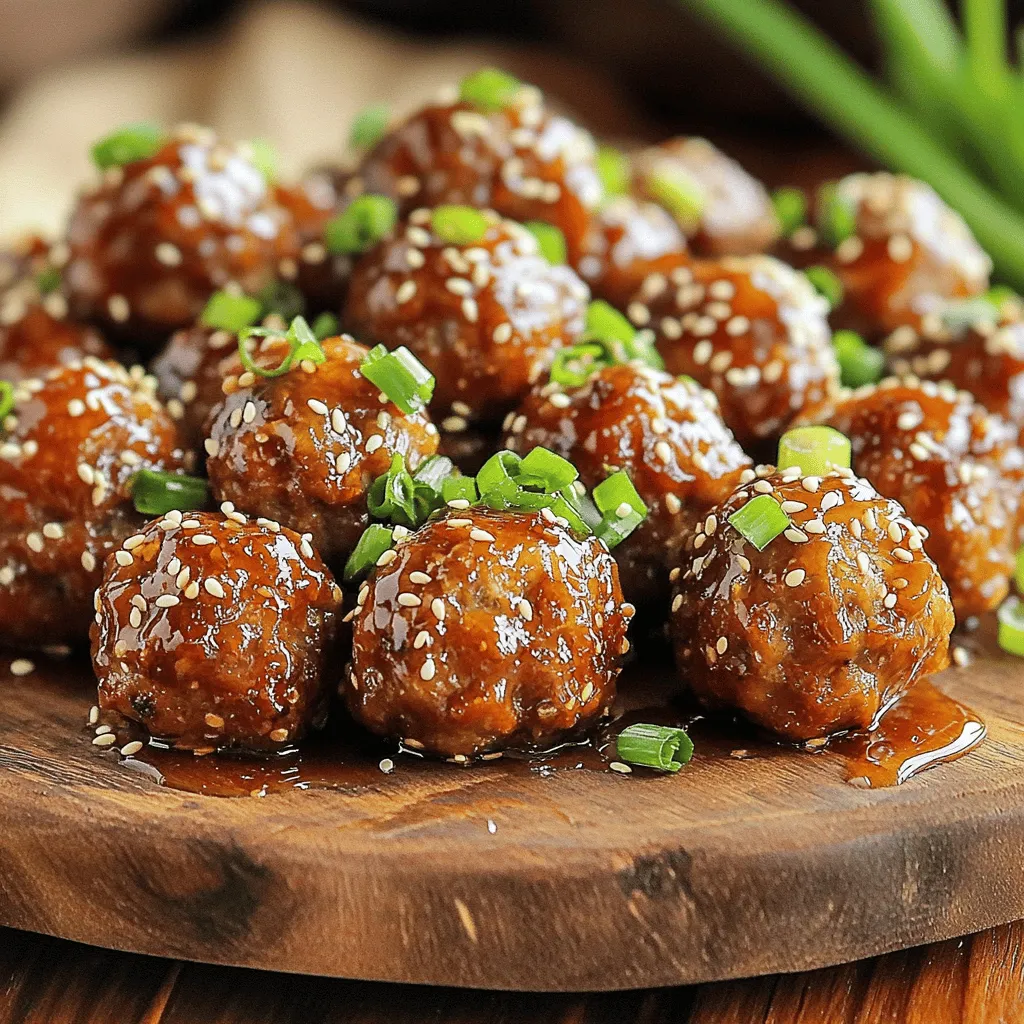 Sticky Honey Garlic Meatballs Tasty and Easy Recipe