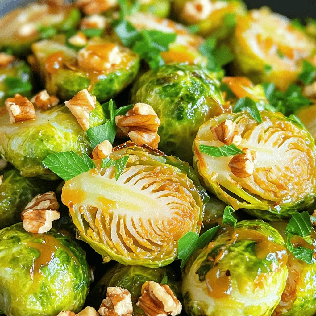 Maple Mustard Brussels Sprouts Flavorful Roasted Delight