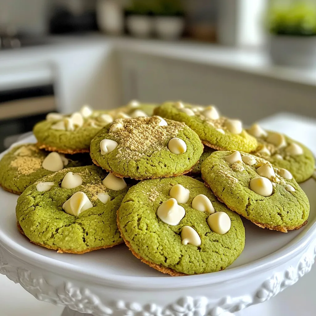 Matcha White Chocolate Cookies Tasty and Easy Treat