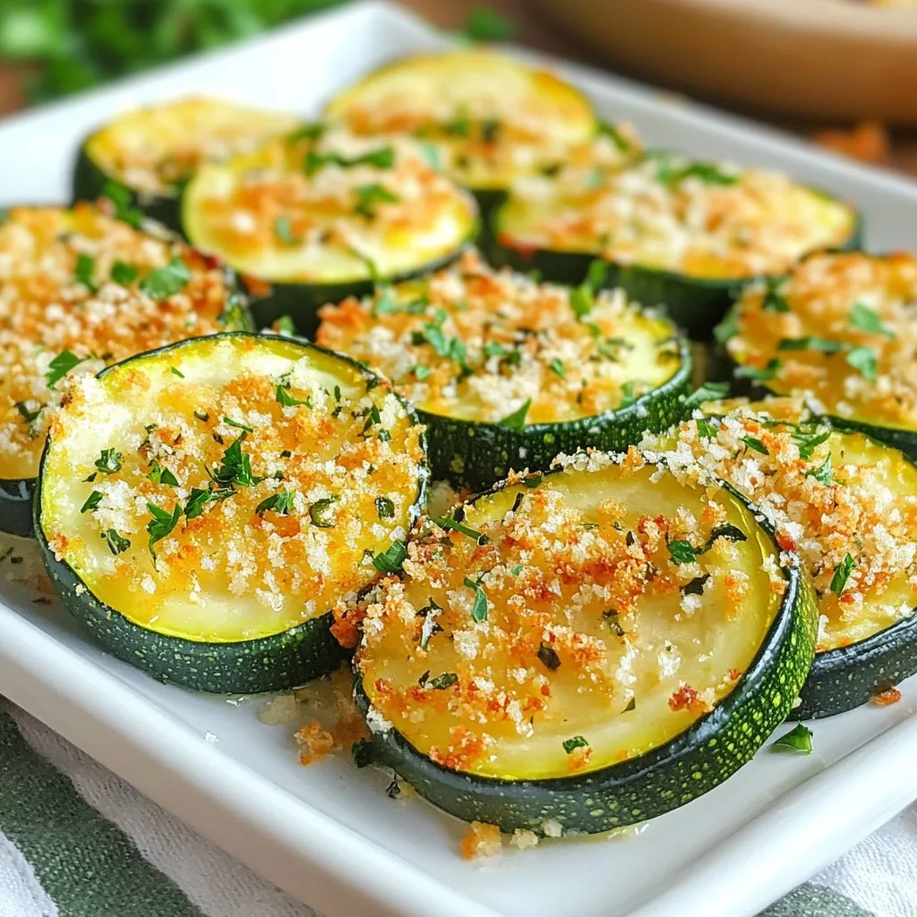 Parmesan Herb Baked Zucchini Simple and Flavorful Dish
