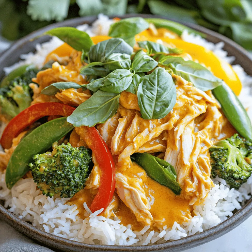Flavorful Slow Cooker Thai Coconut Curry Chicken Recipe
