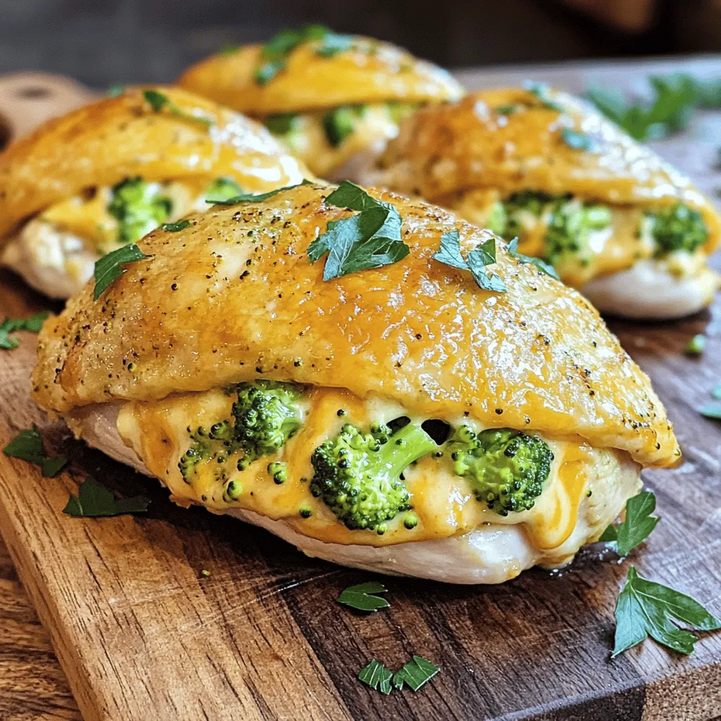 Broccoli Cheddar Stuffed Chicken Flavorful and Easy Meal