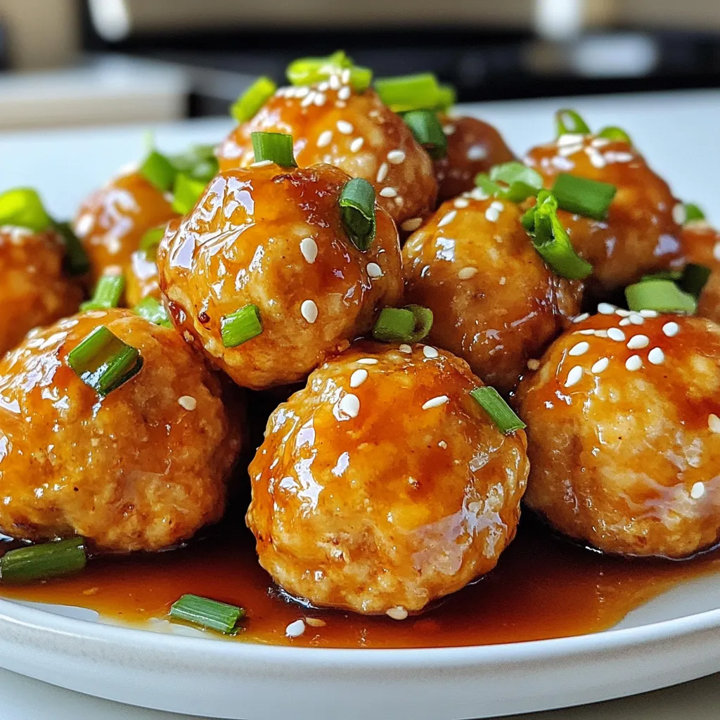 Teriyaki Chicken Meatballs Flavorful and Simple Recipe