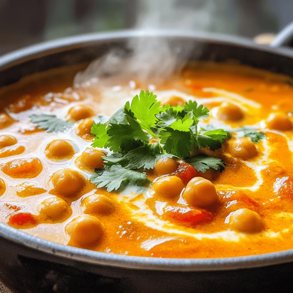 22. Indian-Spiced Chickpea Stew Flavorful and Comforting