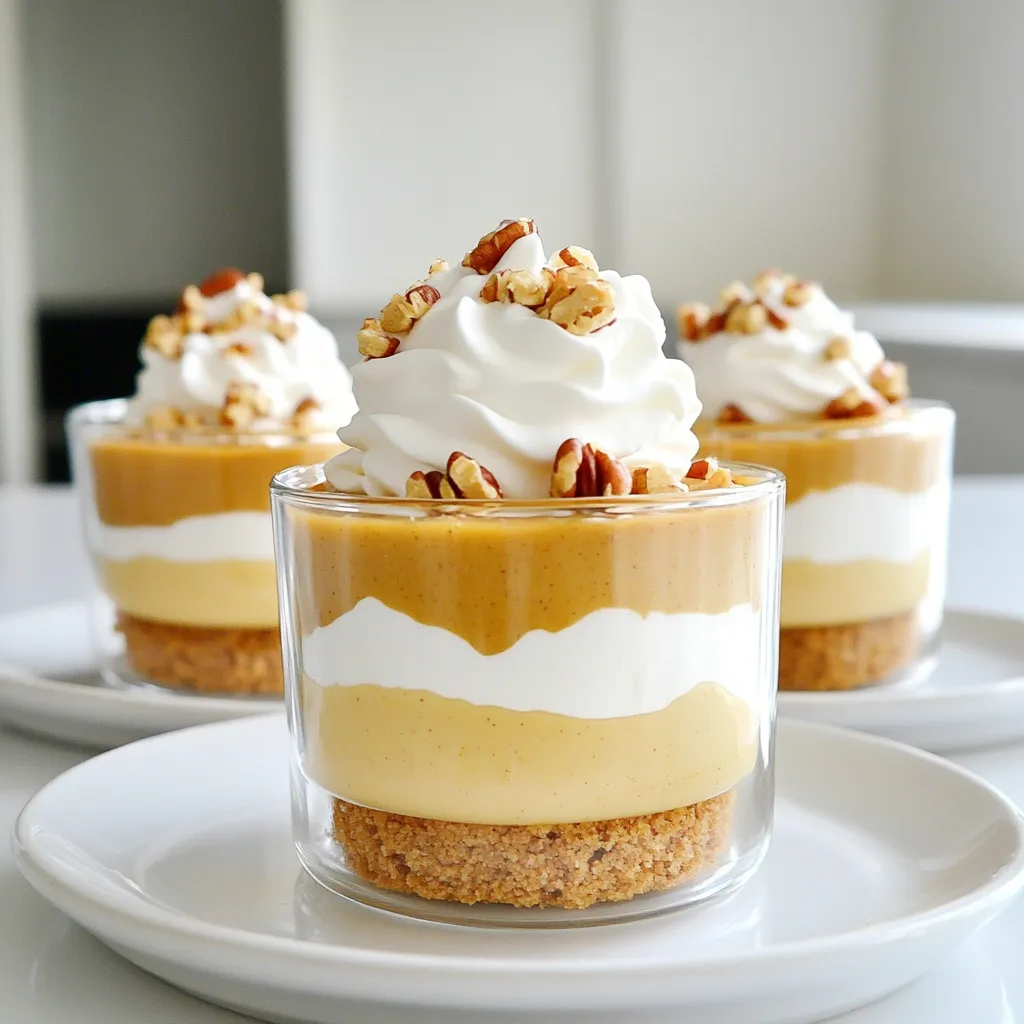 No Bake Maple Pumpkin Pie Cups Simple and Delicious
