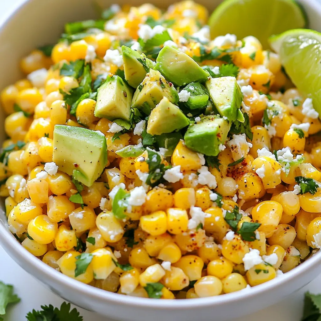 Mexican Street Corn Salad Flavorful and Fresh Dish