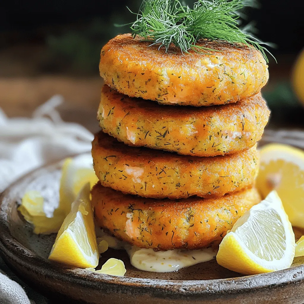 Lemon Dill Salmon Cakes Flavorful and Easy Recipe