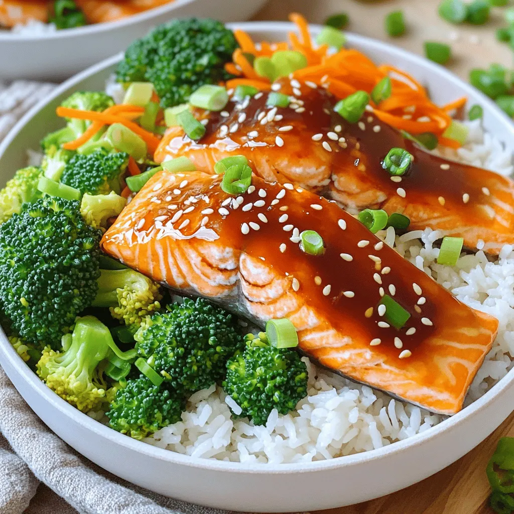 Teriyaki Salmon Rice Bowls Flavorful and Simple Recipe