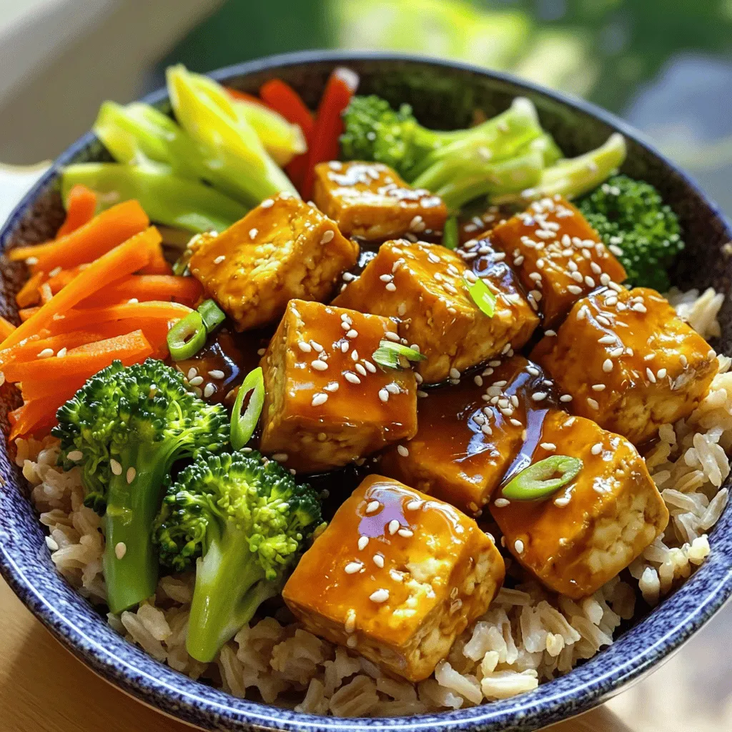 Teriyaki Tofu Bowls Flavorful and Wholesome Meal