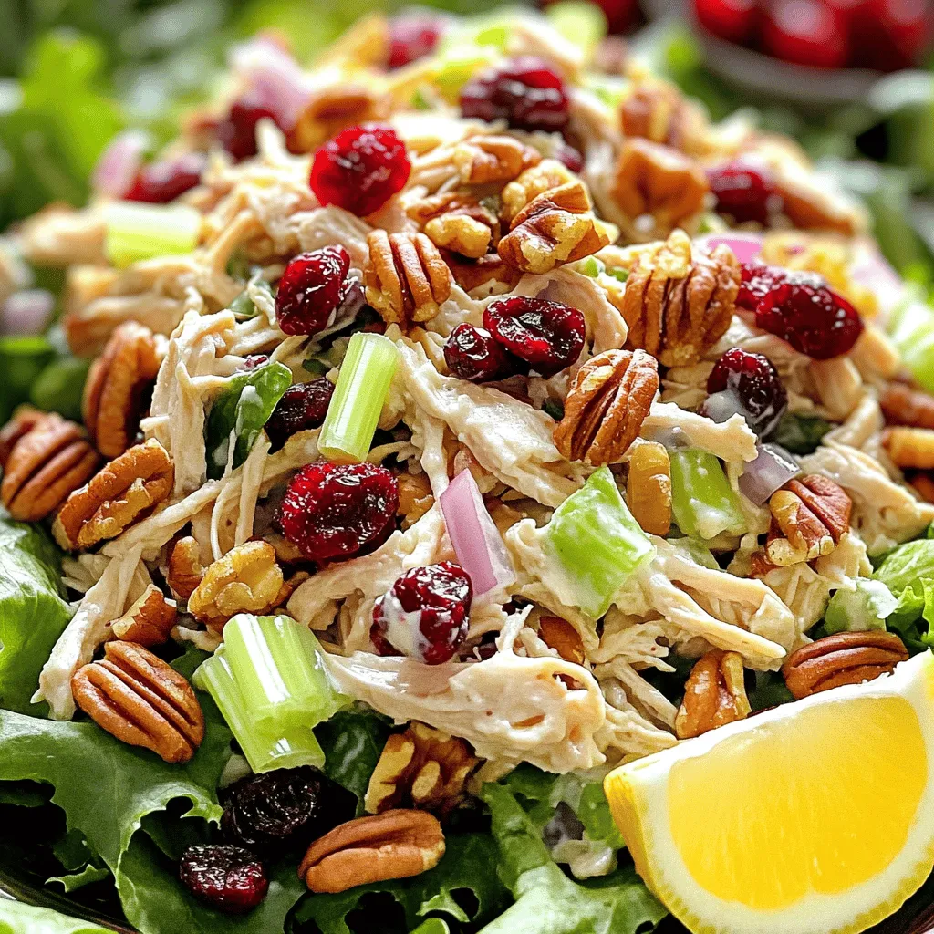 Cranberry Pecan Chicken Salad Tasty and Simple Recipe