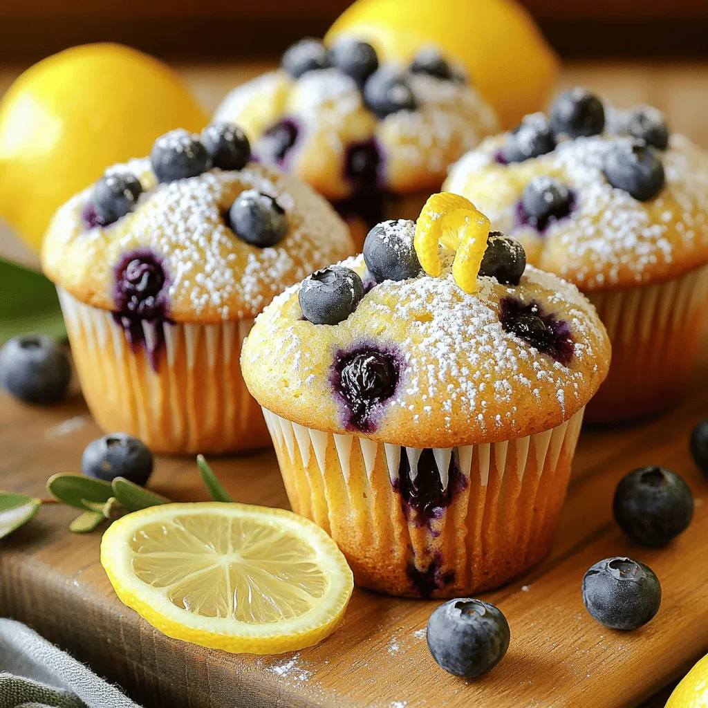 Best Ever Lemon Blueberry Muffins Delightful Recipe