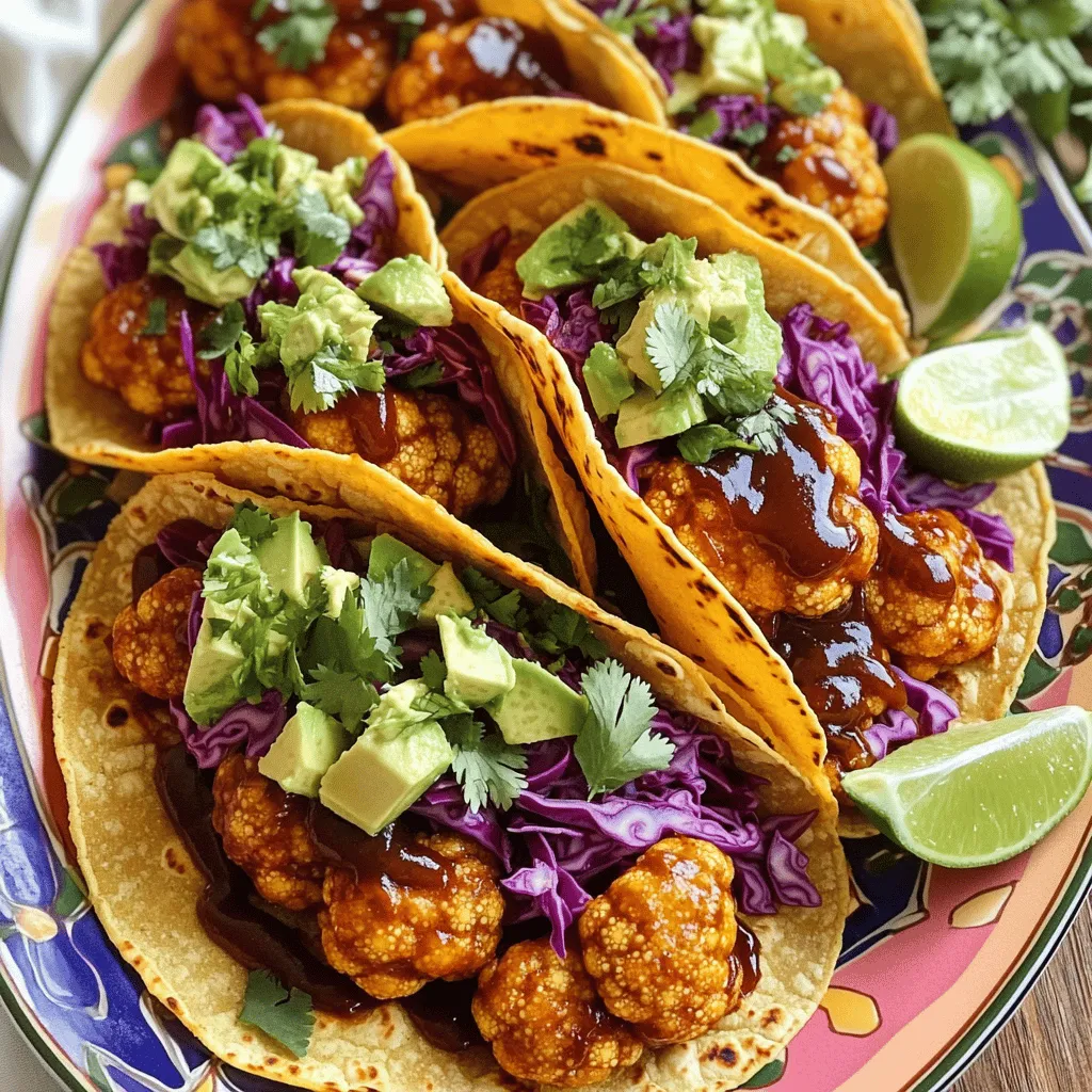 BBQ Cauliflower Tacos Flavorful and Easy Recipe