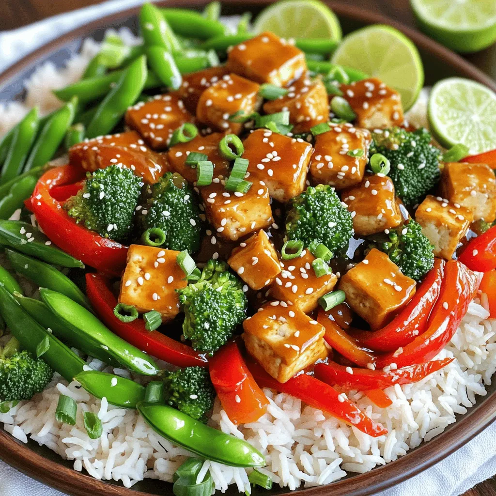 Flavorful Honey Garlic Tofu Stir Fry Recipe