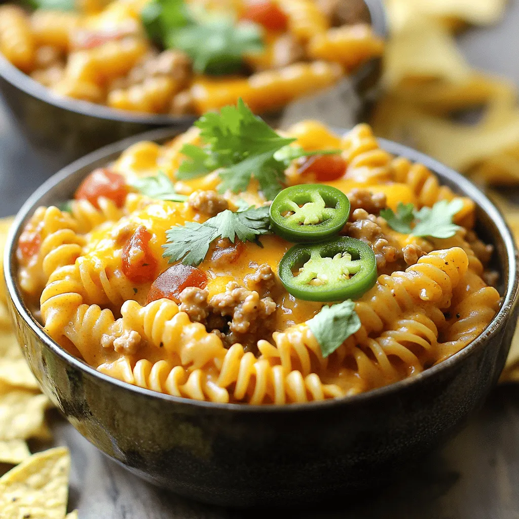 Creamy Taco Pasta Skillet Quick and Easy Meal