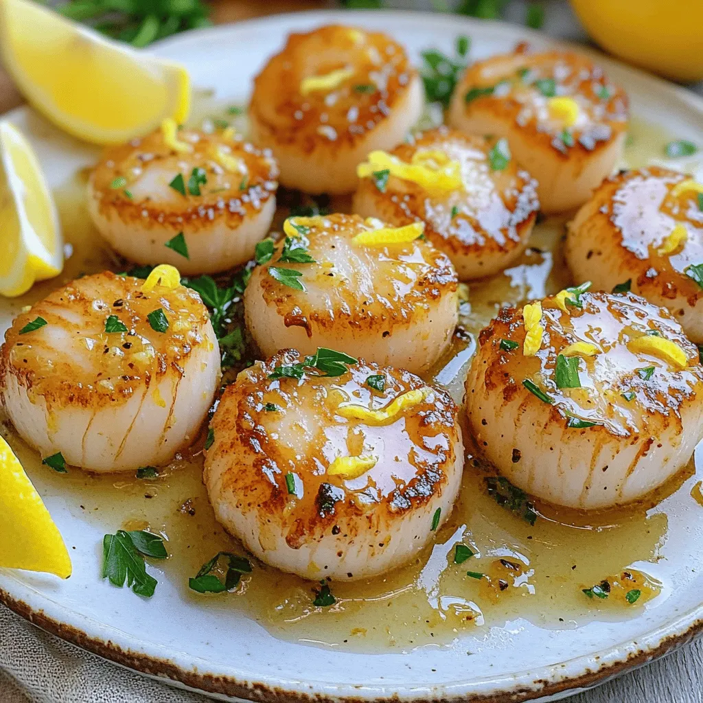 Lemon Garlic Butter Scallops Quick and Flavorful Dish