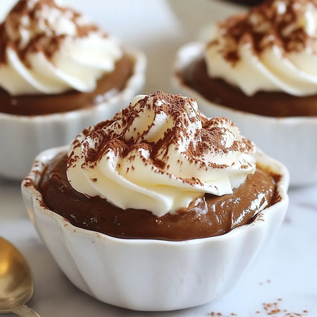 Chocolate Espresso Mousse Cups Rich and Velvety Treat