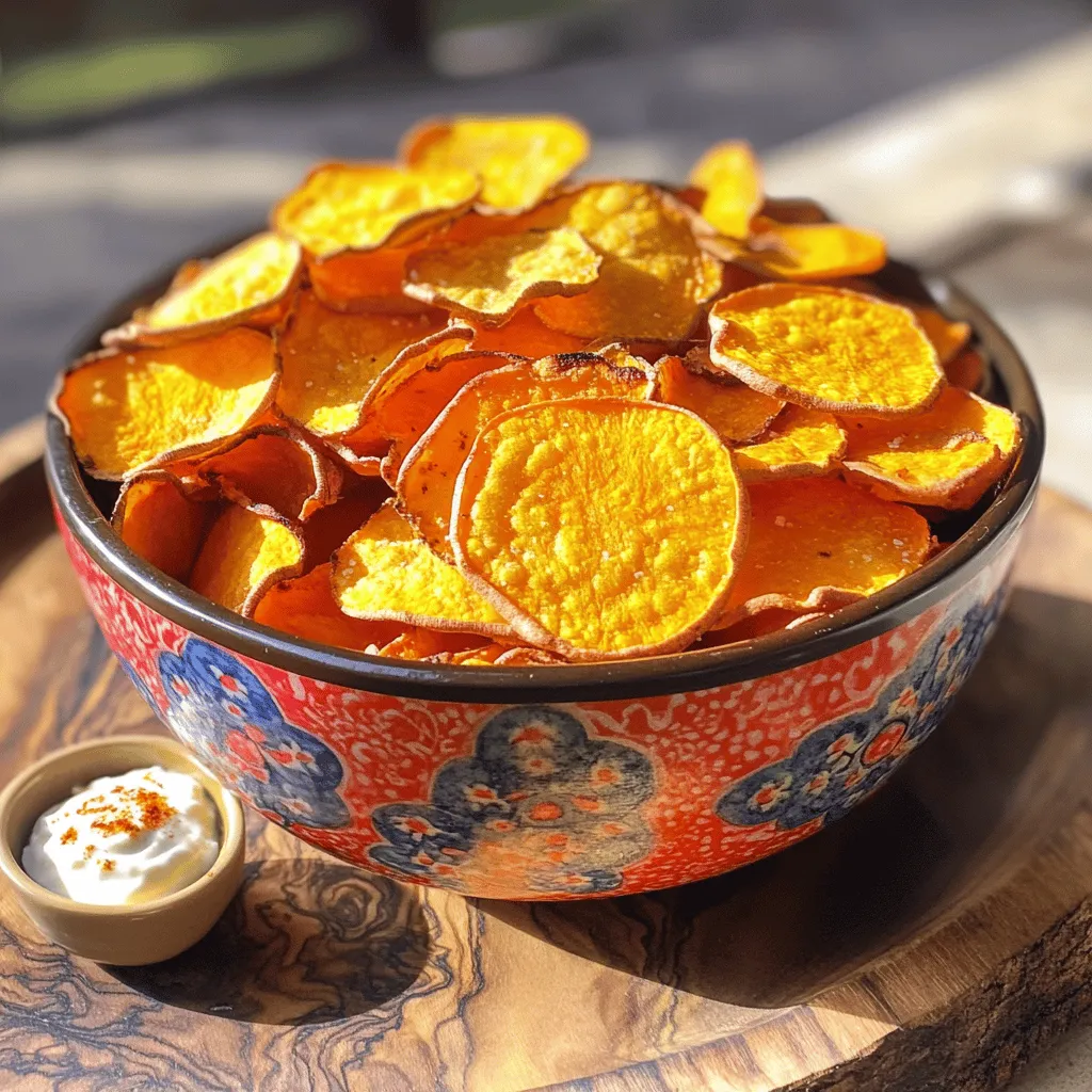 Air Fryer Sweet Potato Chips Crunchy and Flavorful Snack