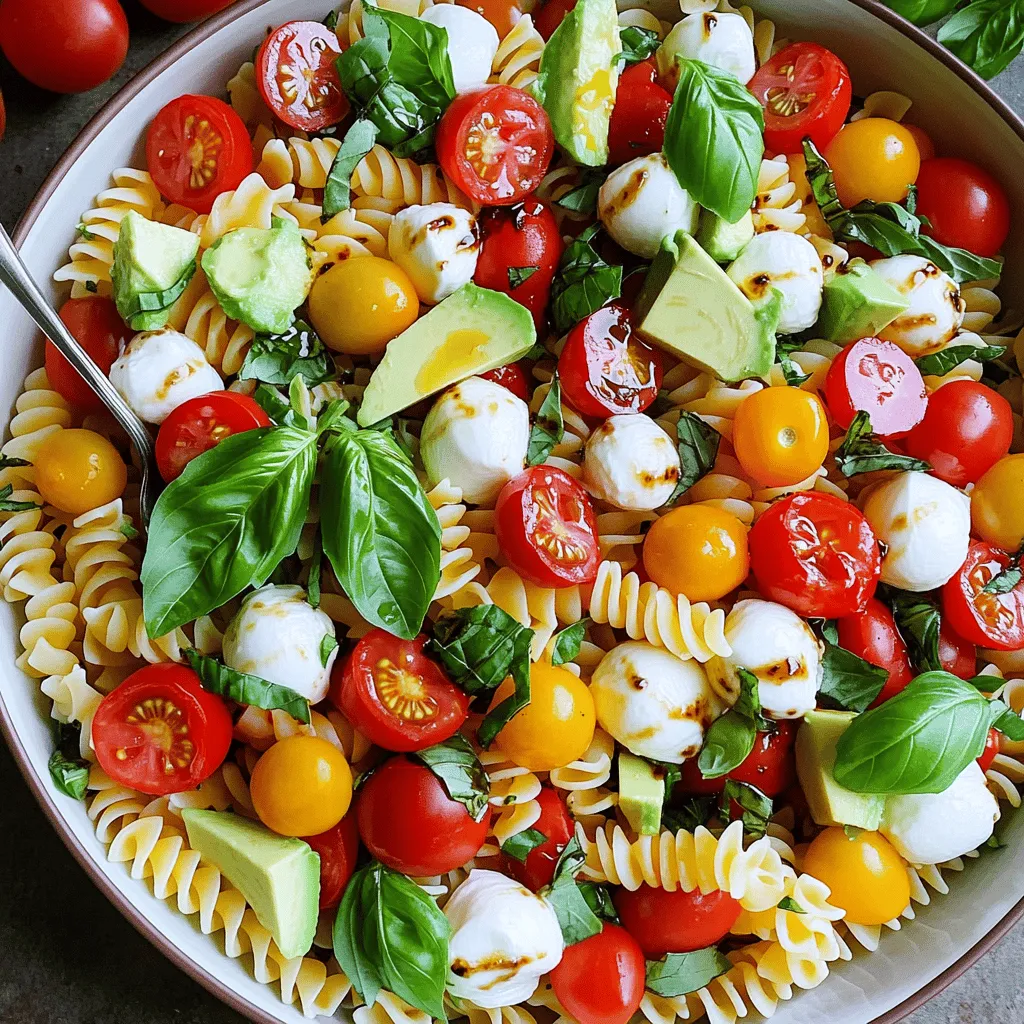 Easy Caprese Pasta Salad Fresh and Flavorful Dish
