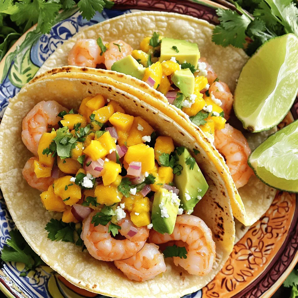 Mouthwatering Mango Habanero Shrimp Tacos Recipe