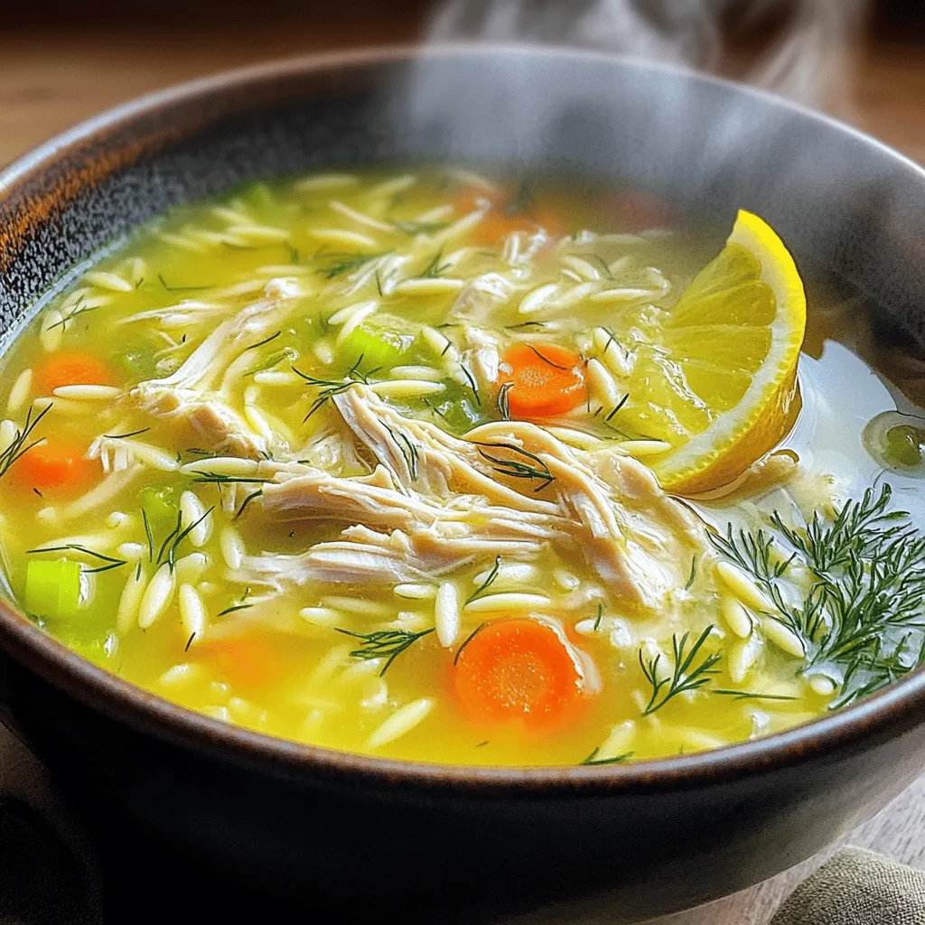 Greek Lemon Chicken Soup Flavorful and Nourishing Meal