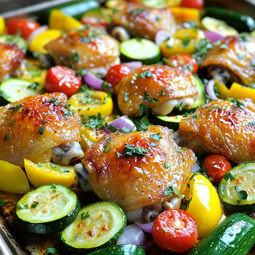 Sheet Pan Lemon Chicken and Veggies Simple Dinner