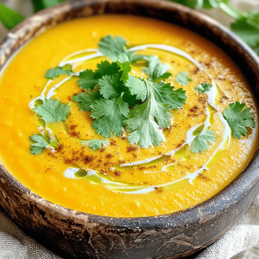 30. Moroccan Spiced Carrot Soup Flavorful and Easy Recipe
