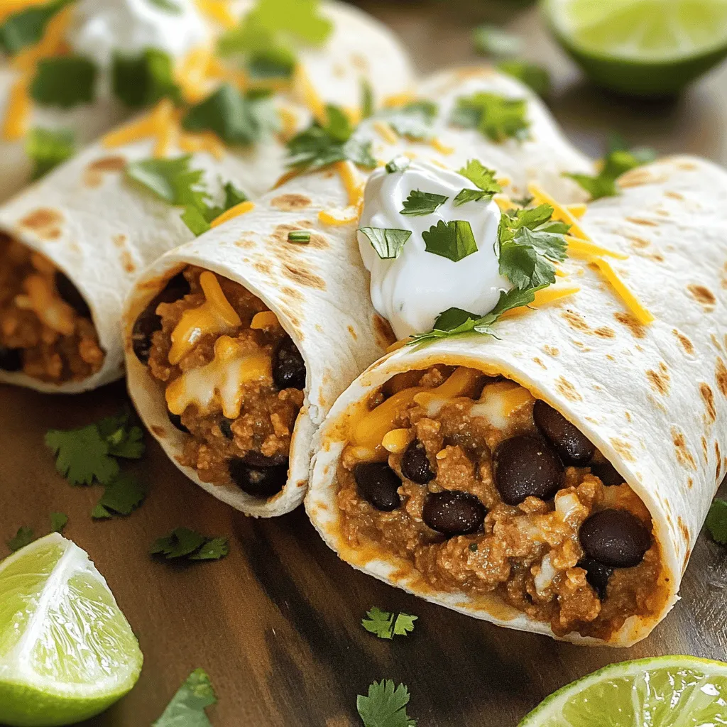 55. Smoky Chipotle Bean Burritos Savory and Satisfying