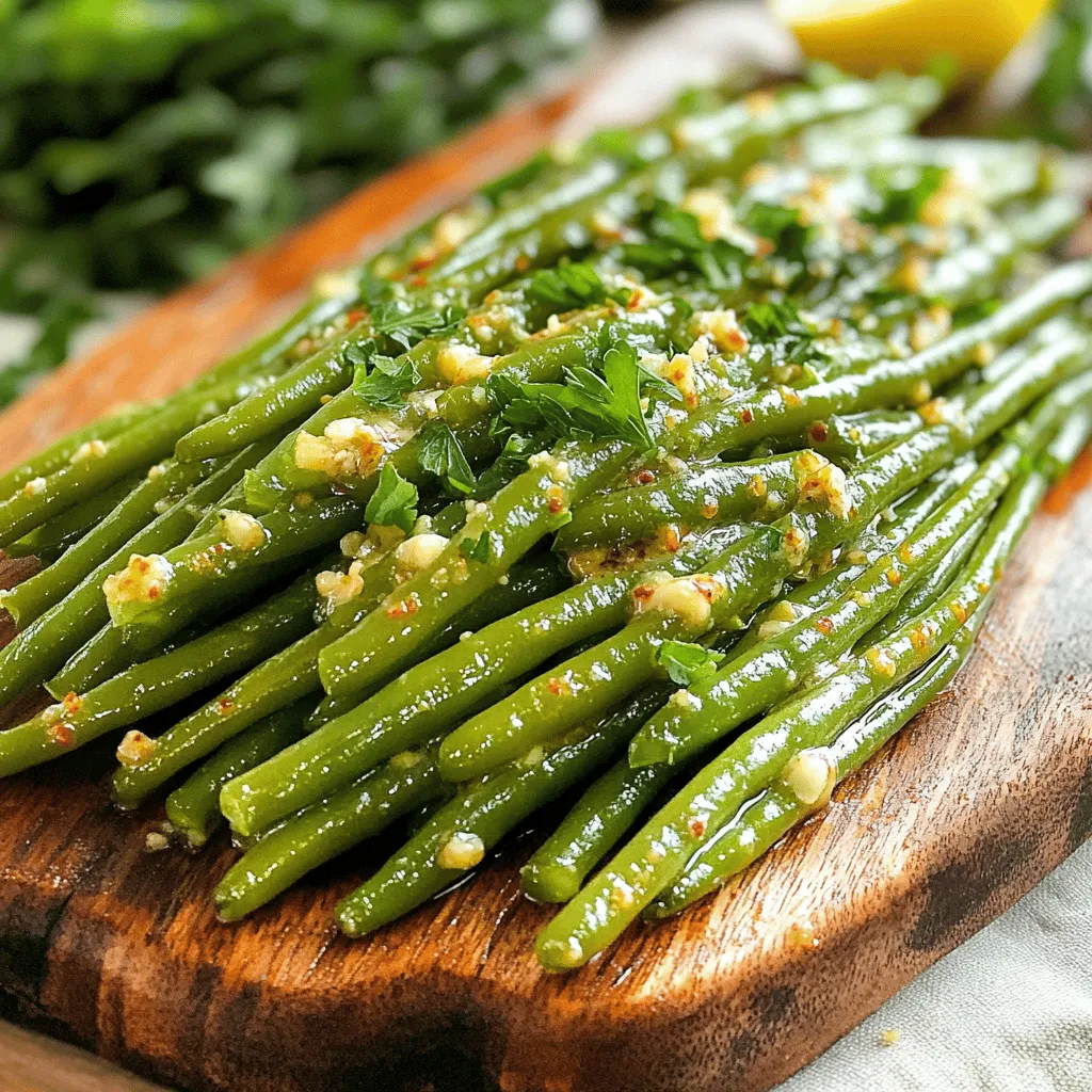 Air Fryer Crispy Garlic Butter Green Beans Recipe