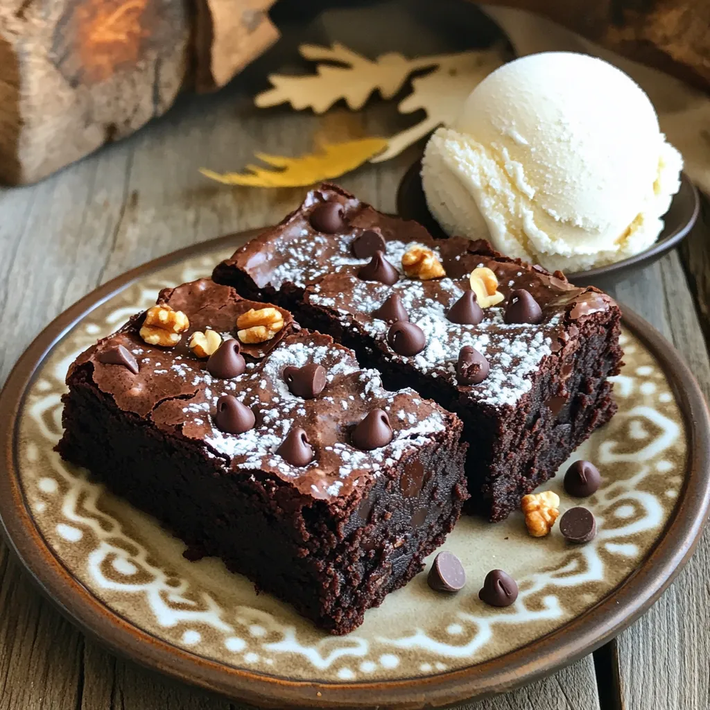 Chocolate Fudge Brownies Decadent and Rich Delight