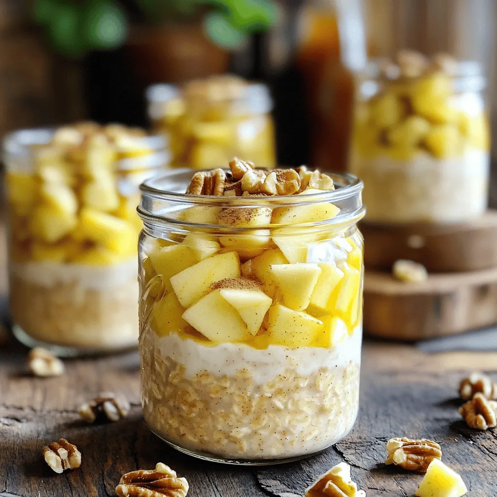 Apple Cinnamon Overnight Oats Easy and Tasty Recipe