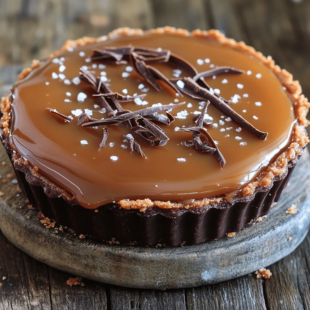 Salted Caramel Chocolate Tart Irresistible Delight