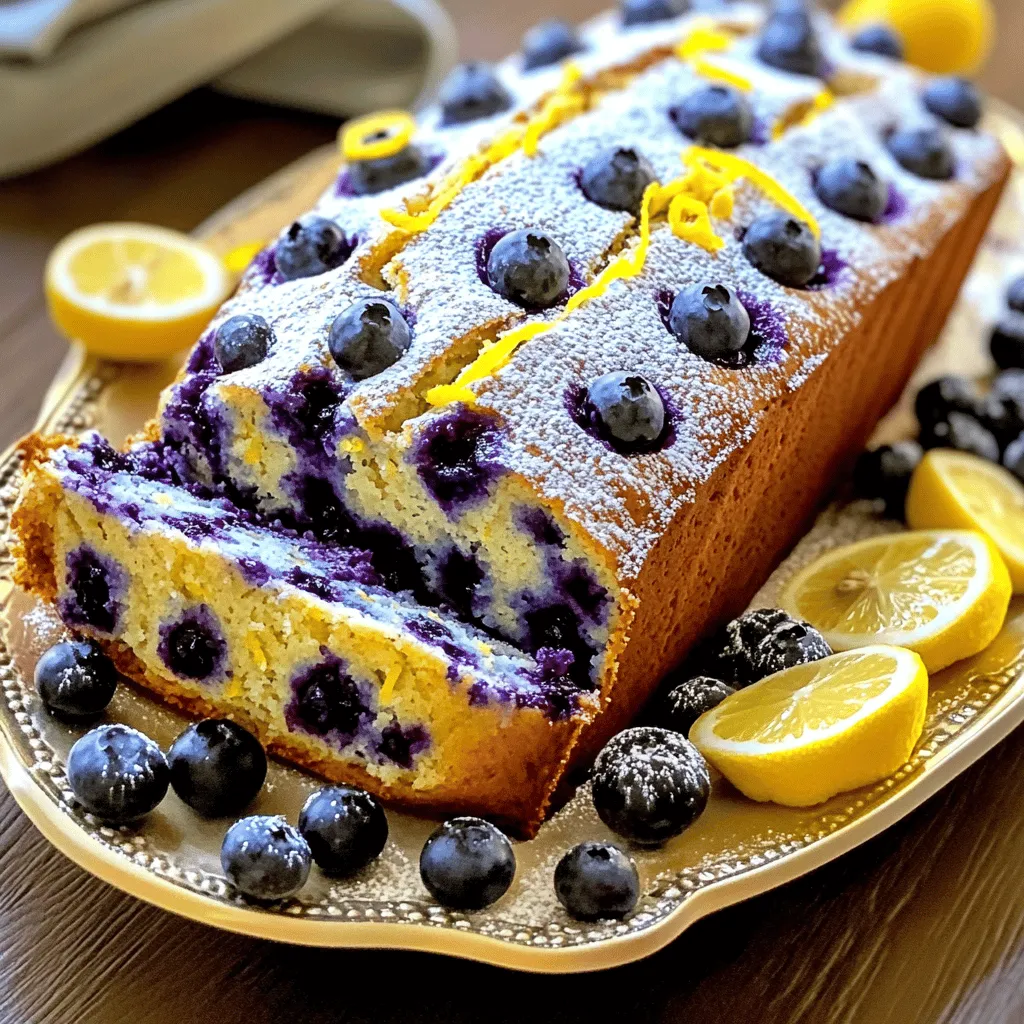 Viral Blueberry Lemon Loaf Delightful and Easy Recipe