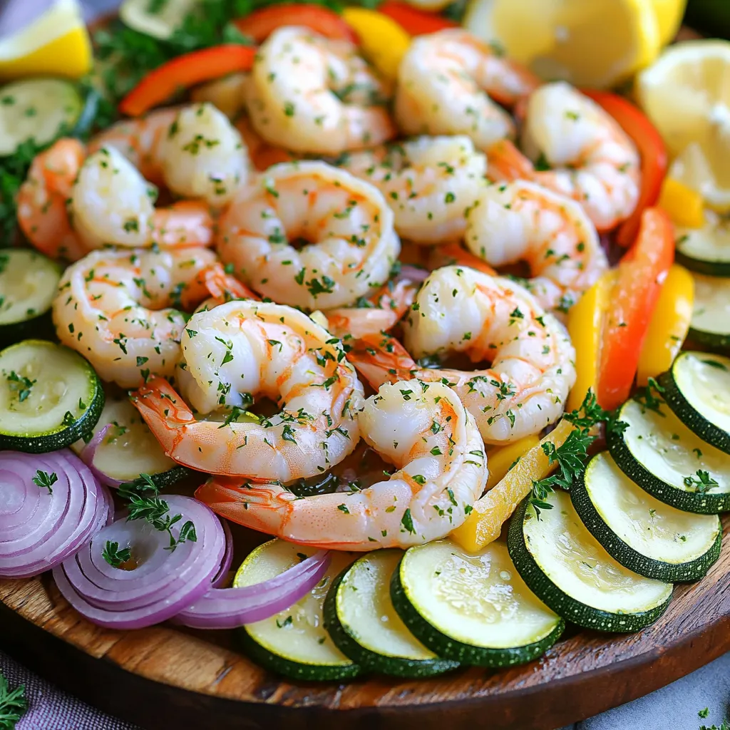 Sheet-Pan Lemon Herb Shrimp &#038; Zucchini Delight