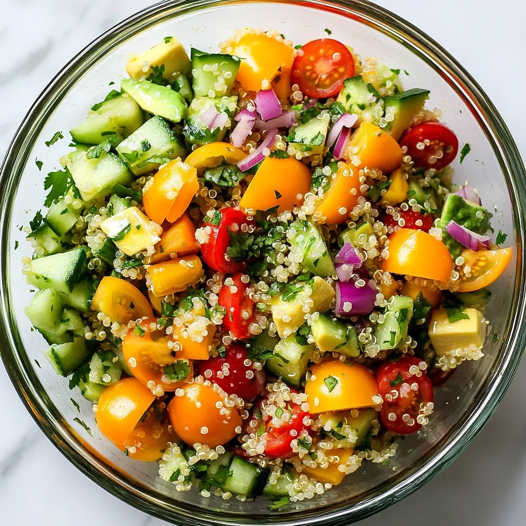 Cilantro Lime Quinoa Salad Fresh and Flavorful Meal