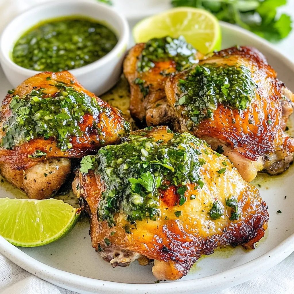 Chimichurri Chicken Thighs Flavorful and Easy Recipe