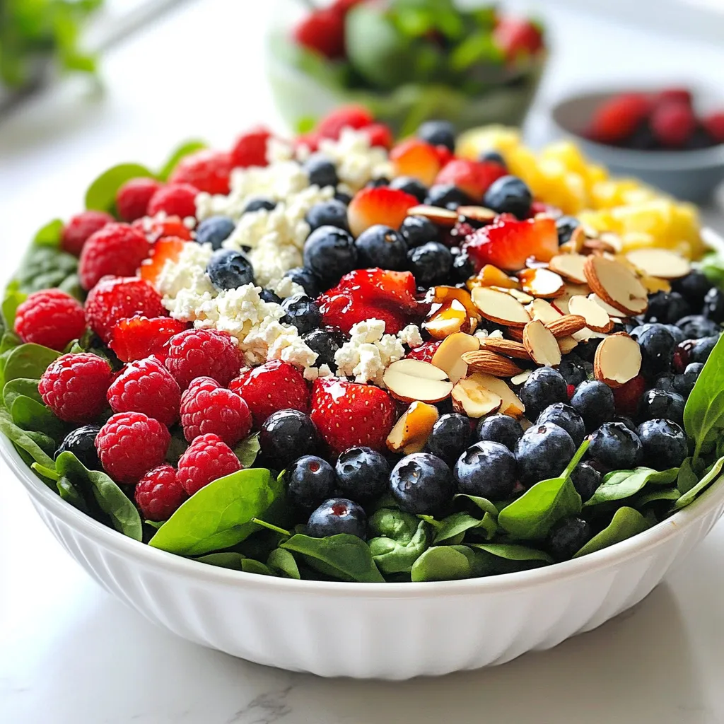 Summer Berry Spinach Salad Energizing and Healthy Meal