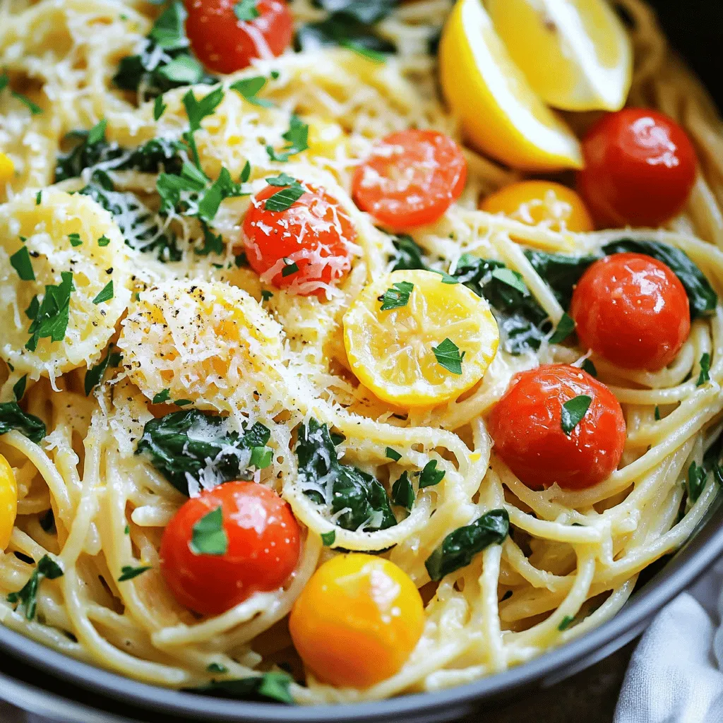 One-Pot Lemon Garlic Pasta Flavorful and Quick Meal