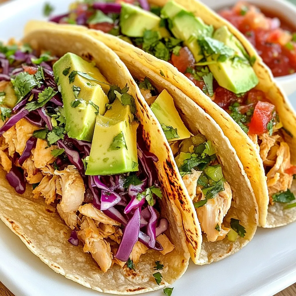 Cilantro Lime Chicken Tacos Flavorful and Fresh Meal