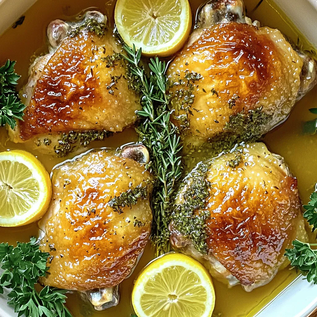 Savory Herb Roasted Chicken Thighs Flavorful Dish