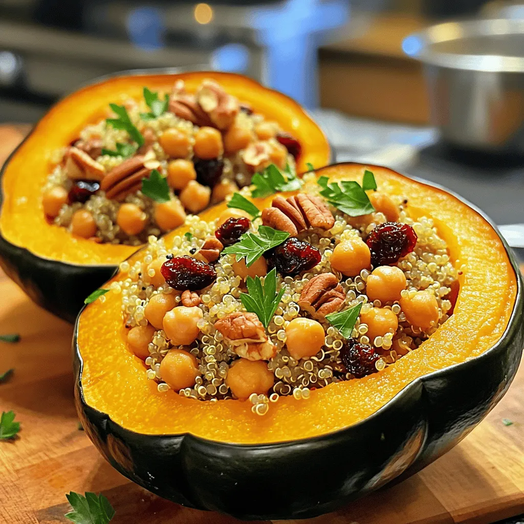 Stuffed Acorn Squash with Quinoa Flavorful Delight