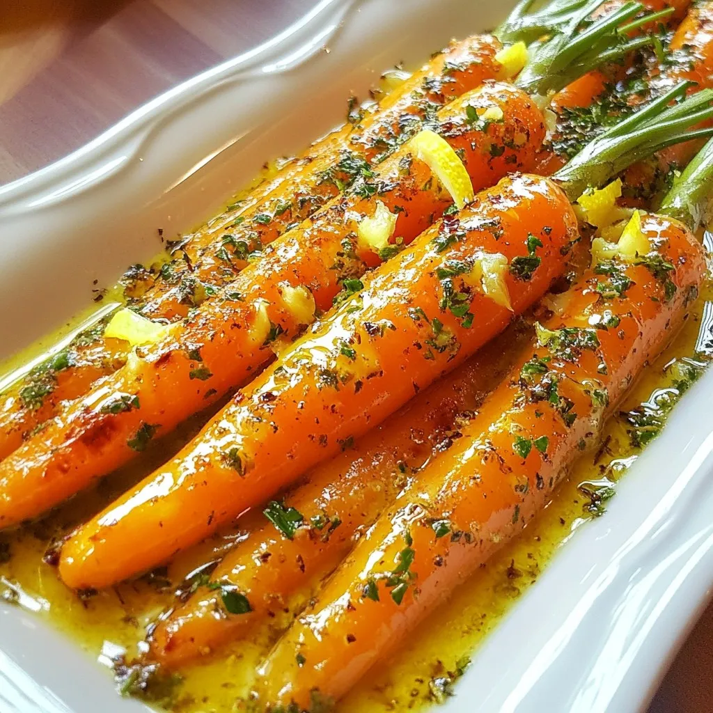 Garlic Butter Herbed Carrots Simple and Delicious Side