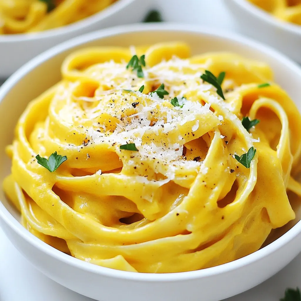 Creamy Pumpkin Alfredo Rich and Flavorful Delight